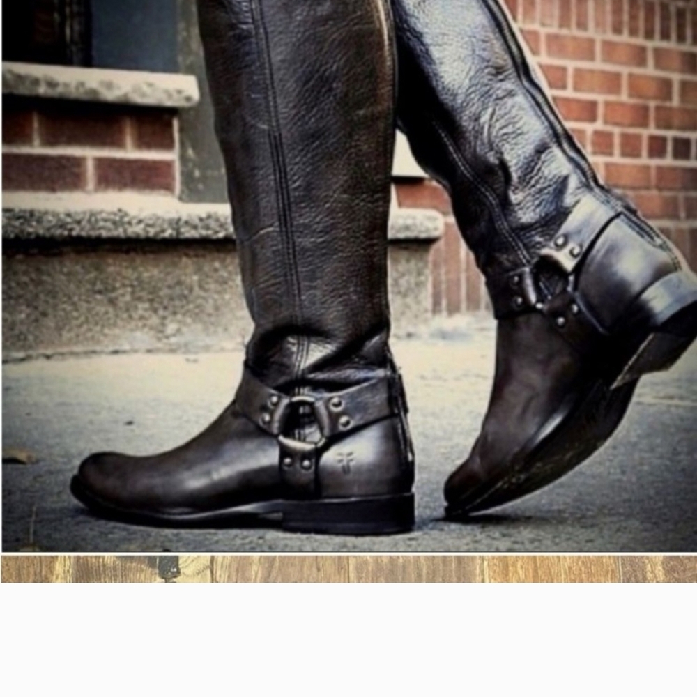 Frye Philip Harness Tall Extended Calf